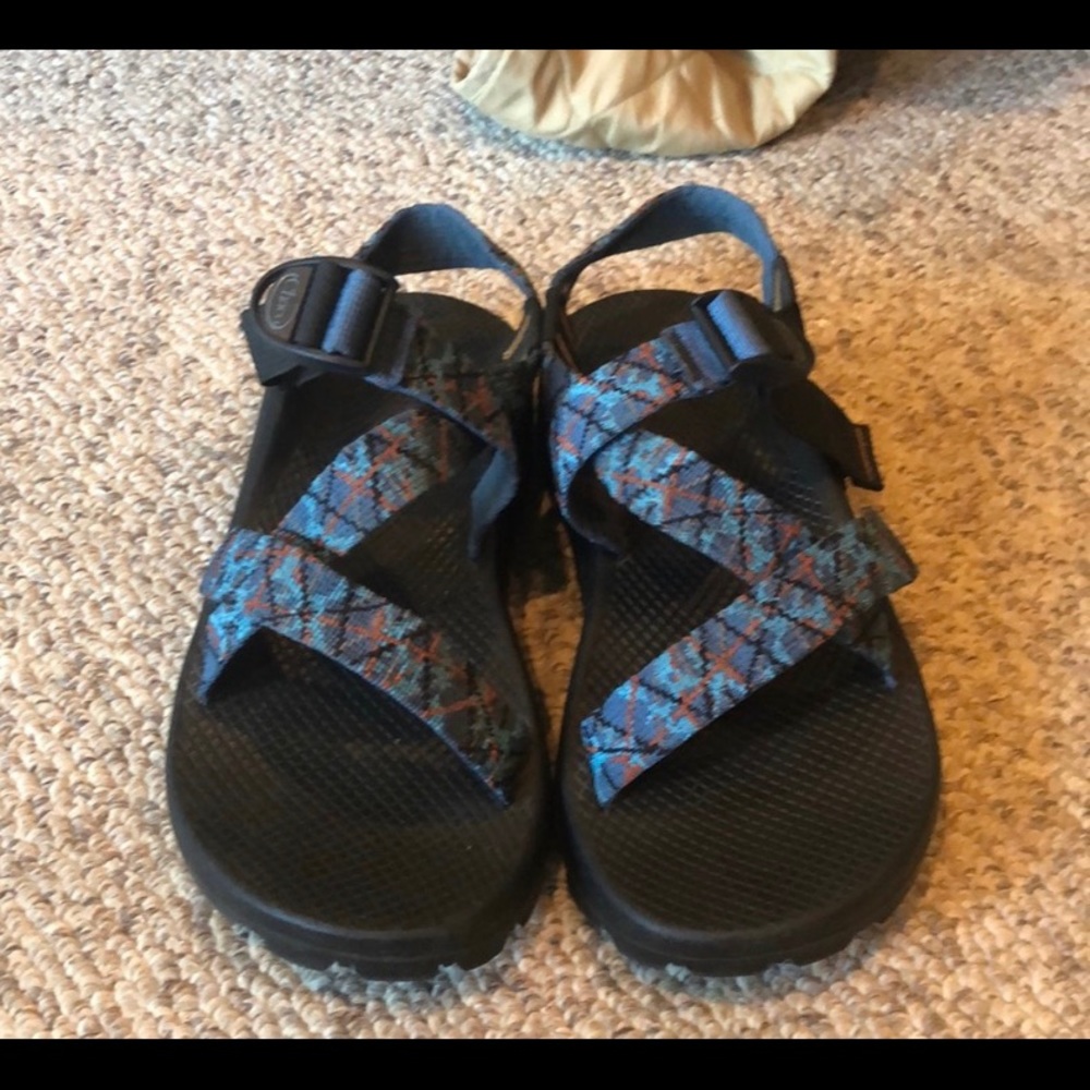 Chaco Blue Orange Unaweep H20 Trail sandals 9